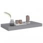 Preview: Schweberegale 4 Stk. Grau 50x23x3,8 cm MDF