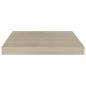 Preview: Schwebendes Wandregal Eichefarben 40x23x3,8 cm MDF  