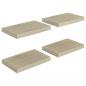 Preview: Schwebende Wandregale 4 Stk. Eichefarben 40x23x3,8cm MDF