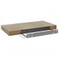 Preview: Schwebendes Wandregal Eichefarben 50x23x3,8 cm MDF