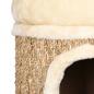 Preview: Katzenhaus mit Luxuriösem Katzenbett 33 cm Seegras