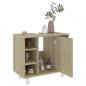 Preview: Badezimmerschrank Sonoma-Eiche 60x32x53,5 cm Holzwerkstoff