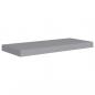 Preview: Schwebende Wandregale 2 Stk. Grau 60x23,5x3,8cm MDF