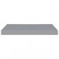 Preview: Schwebende Wandregale 2 Stk. Grau 60x23,5x3,8cm MDF