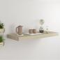 Preview: ARDEBO.de - Schwebendes Wandregal Eichefarben 60x23,5x3,8 cm MDF  