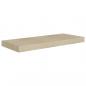 Preview: Schwebendes Wandregal Eichefarben 60x23,5x3,8 cm MDF  