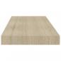 Preview: Schwebendes Wandregal Eichefarben 60x23,5x3,8 cm MDF  