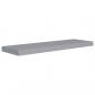 Preview: Schweberegale 4 Stk. Grau 80x23,5x3,8 cm MDF