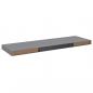 Preview: Schweberegale 4 Stk. Grau 80x23,5x3,8 cm MDF