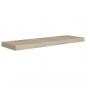 Preview: Schweberegale 2 Stk. Eiche-Optik 80x23,5x3,8 cm MDF