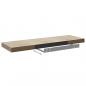 Preview: Schweberegale 2 Stk. Eiche-Optik 80x23,5x3,8 cm MDF