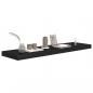 Preview: Schweberegale 2 Stk. Schwarz 90x23,5x3,8 cm MDF