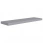 Preview: Schwebende Wandregale 2 Stk. Grau 90x23,5x3,8cm MDF