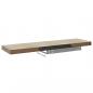 Preview: Schweberegale 2 Stk. Eichen-Optik 90x23,5x3,8 cm MDF