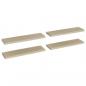 Preview: Schwebende Wandregale 4 Stk. Eichefarben 90x23,5x3,8 cm MDF