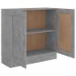 Preview: Bücherschrank Betongrau 82,5x30,5x80 cm Holzwerkstoff