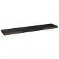 Preview: Schweberegale 2 Stk. Schwarz 120x23,5x3,8 cm MDF