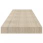 Preview: Schwebende Wandregale 2 Stk. Eichefarben 120x23,5x3,8 cm MDF