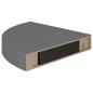 Preview: Eck-Schweberegale 2 Stk. Hochglanz-Grau 25x25x3,8 cm MDF