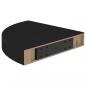 Preview: Eck-Schweberegale 2 Stk. Schwarz 25x25x3,8 cm MDF