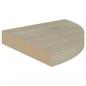 Preview: Eck-Schweberegale 4 Stk. Eichen-Optik 25x25x3,8 cm MDF