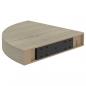 Preview: Eck-Schweberegale 4 Stk. Eichen-Optik 25x25x3,8 cm MDF