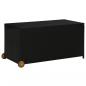 Preview: ARDEBO.de - Garten-Auflagenbox Schwarz 120x65x61 cm Poly Rattan