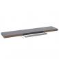 Preview: Schwebende Wandregale 4 Stk. Grau 120x23,5x3,8 cm MDF