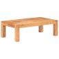 Preview: ARDEBO.de - Couchtisch 110x60x35 cm Massivholz mit Honigfarbenem Finish