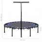Preview: Fitness Trampolin mit Griff 122 cm