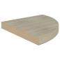 Preview: Eck-Schweberegale 2 Stk. Eichen-Optik 35x35x3,8 cm MDF