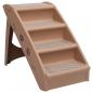 Preview: Hundetreppe Klappbar Braun 62x40x49,5 cm