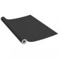 Preview: Möbelfolien Selbstklebend 2 Stk. Schwarz 500x90 cm PVC