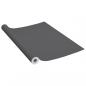 Preview: Möbelfolien Selbstklebend 2 Stk. Grau 500x90 cm PVC