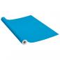 Preview: Möbelfolien Selbstklebend 2 Stk. Azurblau 500x90 cm PVC