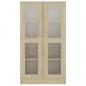 Preview: Vitrinenschrank Sonoma-Eiche 82,5x30,5x150 cm Holzwerkstoff