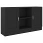 Preview: Sideboard Schwarz 120x30,5x70 cm Holzwerkstoff