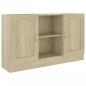 Preview: Sideboard Sonoma-Eiche 120x30,5x70 cm Holzwerkstoff