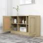 Preview: Sideboard Sonoma-Eiche 120x30,5x70 cm Holzwerkstoff