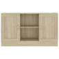 Preview: Sideboard Sonoma-Eiche 120x30,5x70 cm Holzwerkstoff