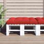 Preview: ARDEBO.de - Palettenkissen Rot 120x80x12 cm Stoff