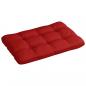 Preview: Palettenkissen Rot 120x80x12 cm Stoff