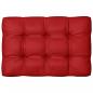 Preview: Palettenkissen Rot 120x80x12 cm Stoff