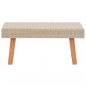 Preview: 3-tlg. Garten-Lounge-Set mit Auflagen Poly Rattan Beige