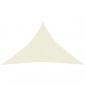 Preview: ARDEBO.de - Sonnensegel 160 g/m² Creme 3x3x4,2 m HDPE  