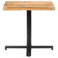 Preview: Bistrotisch Quadratisch 80x80x75 cm Raues Mangoholz