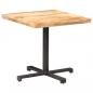 Preview: Bistrotisch Quadratisch 80x80x75 cm Raues Mangoholz