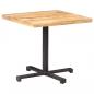 Preview: Bistrotisch Quadratisch 80x80x75 cm Raues Mangoholz