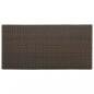 Preview: Bartisch mit Regal Braun 120x60x110 cm Poly Rattan  