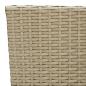 Preview: Garten-Essstühle 2 Stk. Poly Rattan Beige